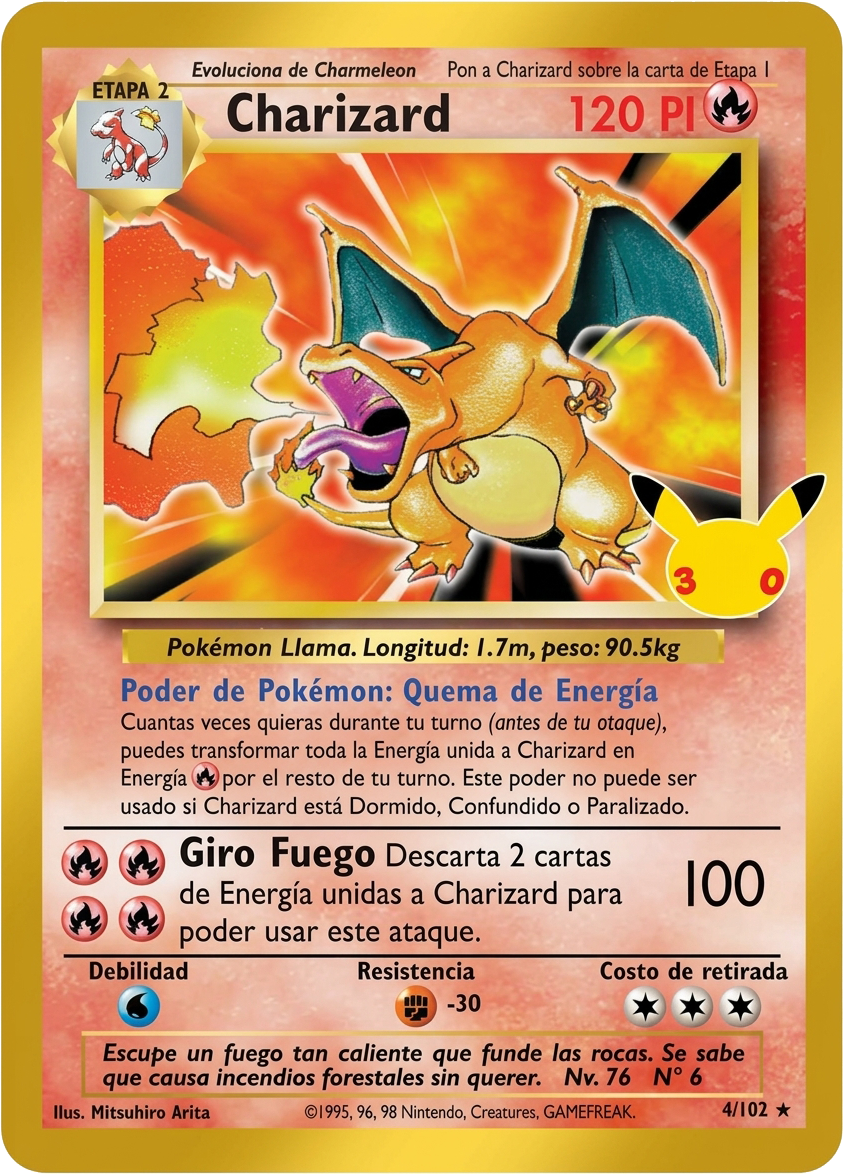 Carta Charizard — Pokémon TCG
