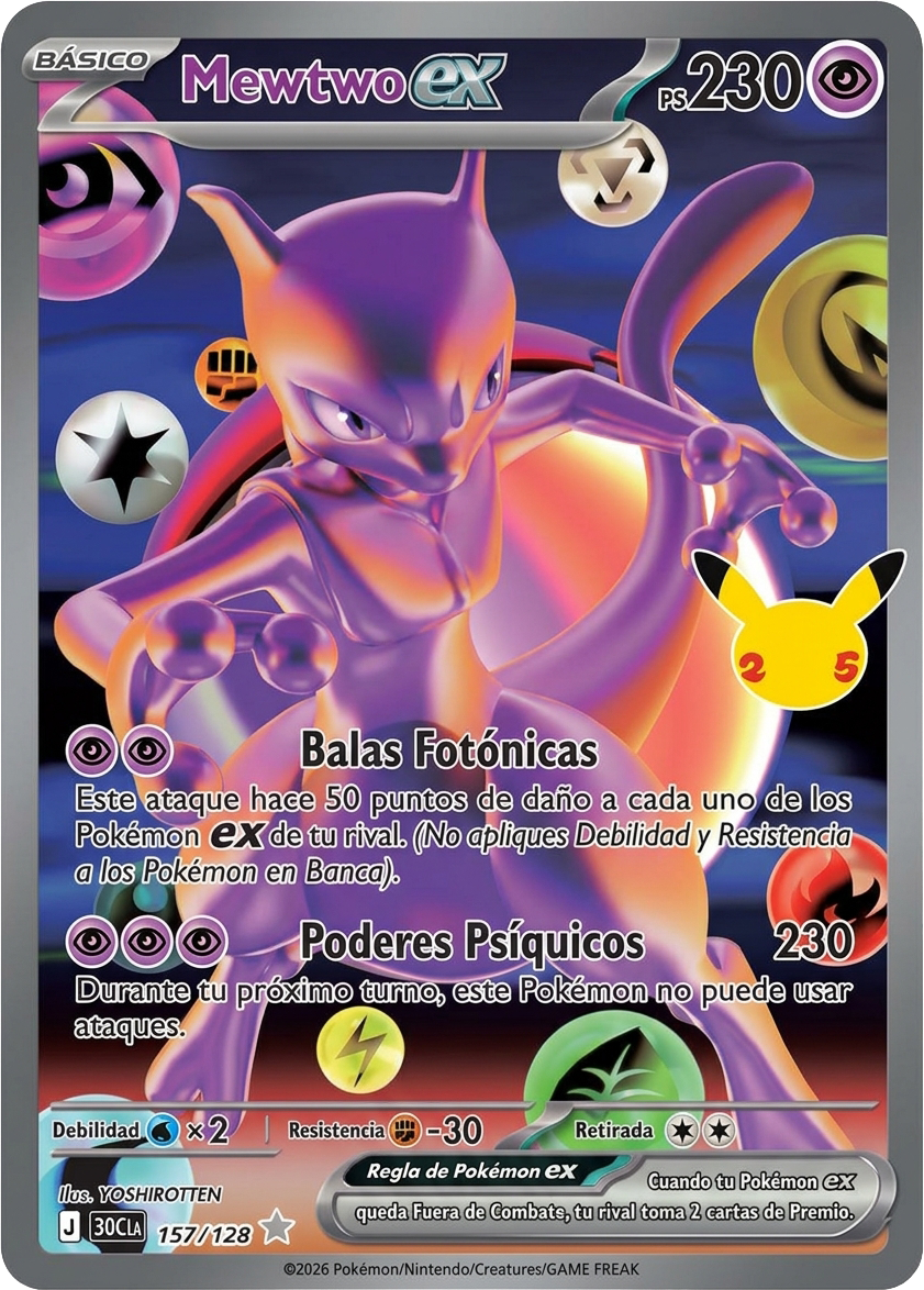 Carta Mewtwo ex — Pokémon TCG